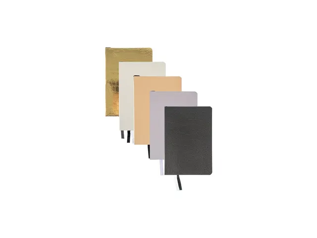 Notitieboek Pure Croco A6 lijn pak a 5 stuks assorti