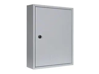Sleutelkast Hxbxd 350X270X80Mm 21Haakjes 1Deur Ral7035 - 1