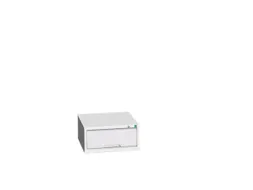 ladekast HxBxD 250x525x550mm 1lade romp RAL7035 front RAL7035