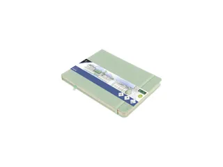 Schetsboek Kangaro A5 landscape mint PU HC 80 blad 140gr roomwit met e - 1