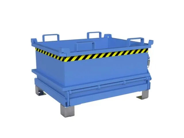 mini-bodemklepcontainer,HxLxB 625x800x1000mm,0,24m³,inrijbeugel,staal