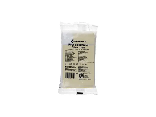Reddingsdeken First Aid Only 160x210cm goud/zilver 2100x1600mm