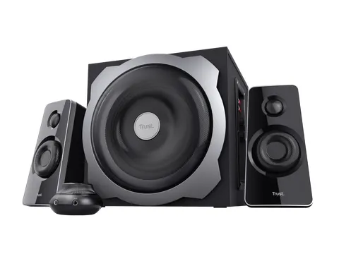 Tytan 2.1 Speaker Set zwart 19019 subwoofer wooden