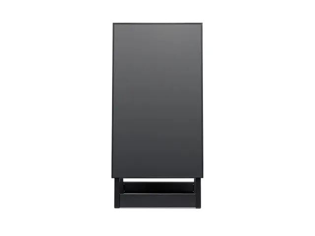 Chevalet numérique en A avec écran Samsung 55 inch aluminium noir