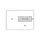 Envelop EA5 156x220mm Venster Rechts Strip Naturel wit houtvrij ECF