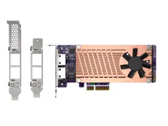 QNAP QM2-2P2G2T, Intern, Bedraad, PCI Express, Ethernet, 2500 Mbit/s