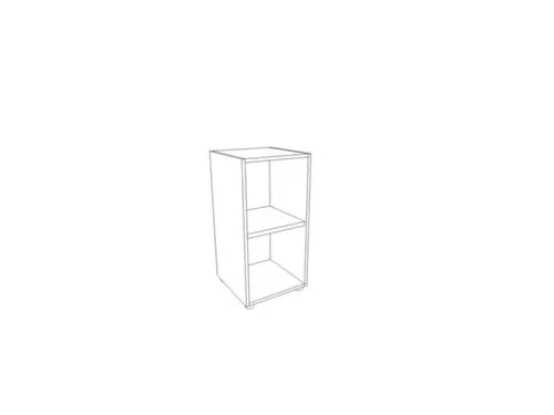 kantoorstelling HxBxD 860x860x450mm 2 OH houten vloer aluminium zilver