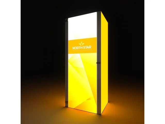 Ensemble de rangement Brightbox Pro Flex 100x300cm paroi stand LED