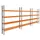 palletstelling,basis+2xaanbouw,HxBxD 4620x11200x750mm,vakl. 3400kg