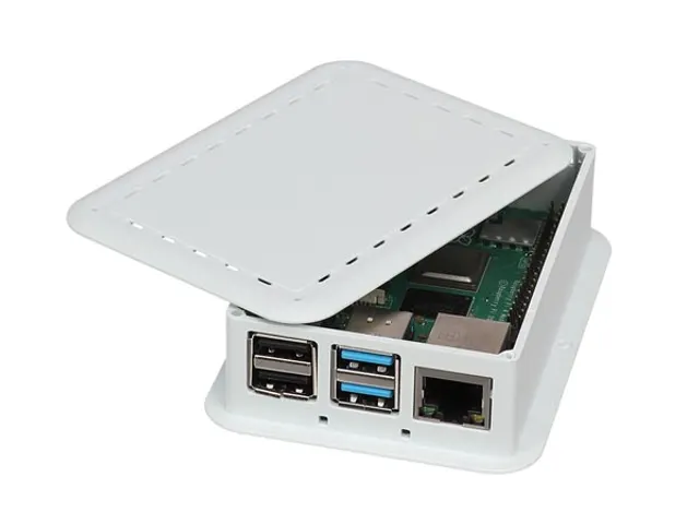 Behuizing Voor Raspberry Pi 4 - Wit