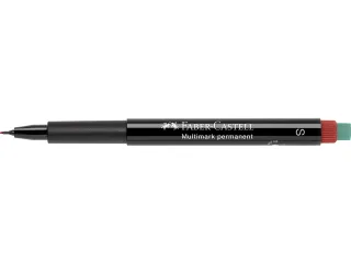 Marker Faber-Castell Multimark permanent S rood - 3