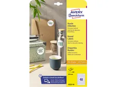 Etik Rond Wt Perm 30Mm 480X