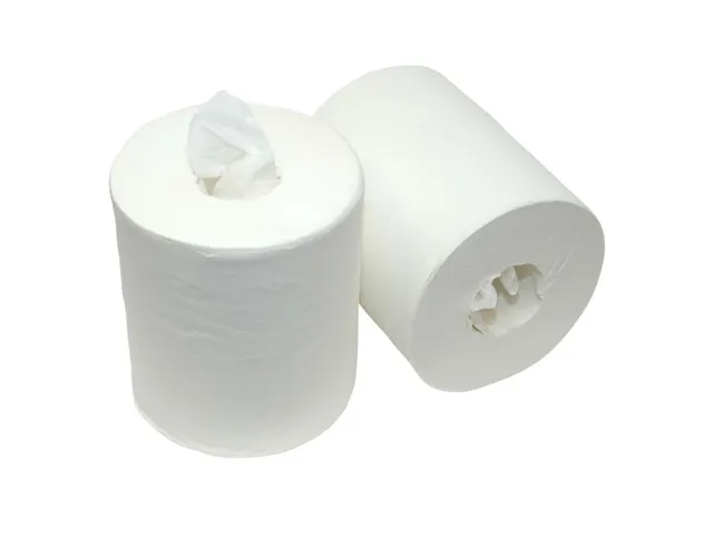 Handdoekrol Midi Centerfeed 2-laags cellulose 160 meter doos 6 stuks