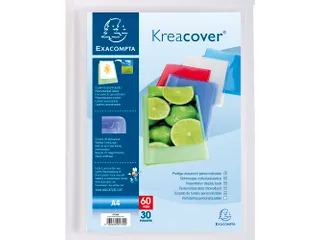 Showalbum A4 Assorti 30 Tas Halfharde Polypropyleen Kaft Kreacover - 3
