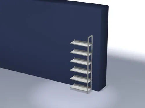 dossierstelling,aanbouwveld,HxBxD 2200x750x300mm,vaklast 60kg