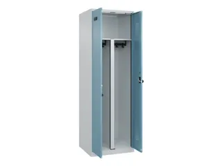PBM-locker,HxBxD 1850x600x500mm,2vak,vak B 300mm,draaigrendel - 1