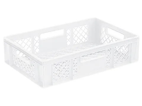 Euronorm Stapelkrat Hxlxb 150x600x400mm 27liter Open Wit