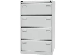 hangmappenkast,HxBxD 1321x800x622mm,4hangmappenframes,twee banen