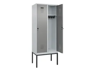 locker,HxBxD 2120x800x500mm,2vak,vak B 400mm,draaigrendel - 1