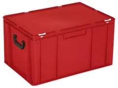 Euronorm Koffer Hxlxb 330x600x400mm 63l 2 Handgrepen Rood