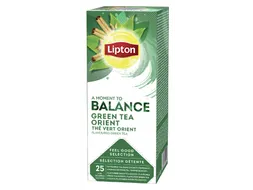 Thee Lipton Green Tea Balance Oriënt met envelop 25stuks
