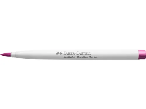 Marker creatief Faber-Castell Goldfaber brushpunt B hot magenta (kleur
