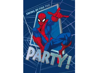 Wenskaart Hallmark uitnodiging Party Spiderman 6 stuks - 2