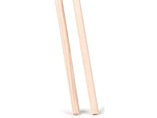 Borstelsteel uit hout 120cm x 22,5 mm - 1