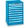 Ladenkast Code 1000x717x725mm 10laden 200kg Ral5012