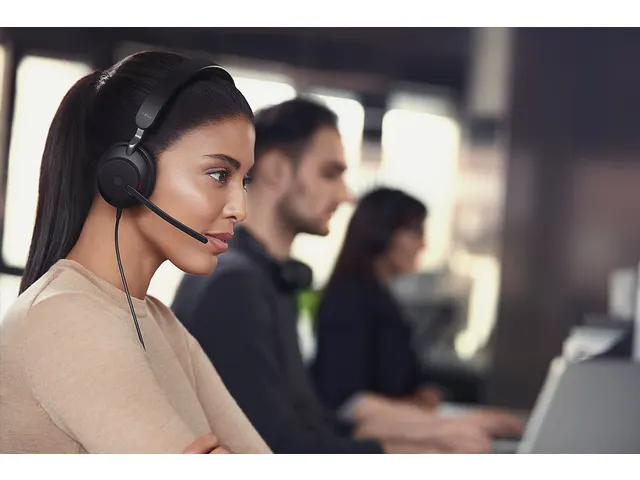 Jabra Evolve2 40 SE Headset Bedraad USB Type-C / USB Type-A Zwart