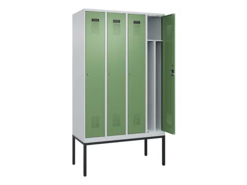 locker voor scheiding van kleding,HxBxD 2120x1200x500mm,4vak