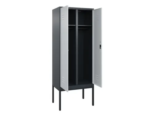 locker voor scheiding van kleding,HxBxD 2120x800x500mm,2vak