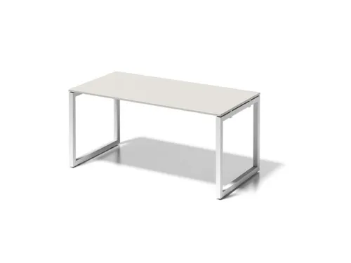 bureau,HxBxD 740x1600x800mm,blad grijswit,sledeframe verkeerswit