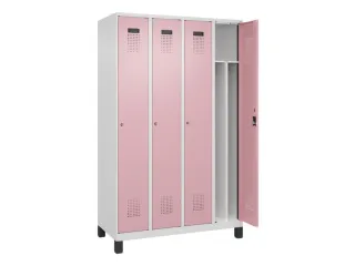 locker voor scheiding van kleding,HxBxD 1950x1200x500mm,4vak - 1