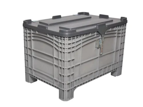 scharnierdeksel,PE,v. container met grote capaciteit