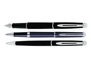 Rollerpen Waterman Hémisphère Matt Black CT Fijn Zwarte inkt - 2