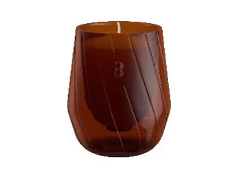 StylEco kaarsenhouder transparant bruin, doos à 4 stuks