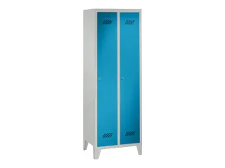 locker,HxBxD 1850x600x500mm,2vak,vak B 300mm,RAL7035,front RAL5012 - 2