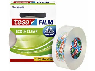 Plakband Tesa 57043 eco&clear 19mmx33m - 1