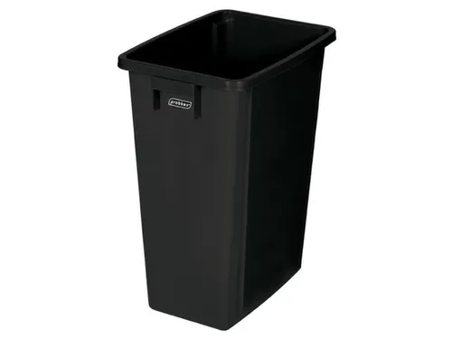 afvalverzamelaar,60l,HxBxD 580x320x460mm,romp PP zwart,gesloten