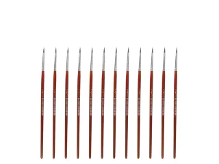 Penseel Kangaro Serie 120 rond Nr. 2 geitenhaar doos 12 stuks - 1