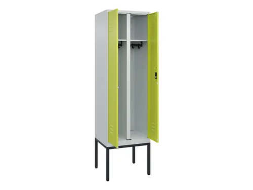locker voor scheiding van kleding,HxBxD 2120x600x500mm,2vak