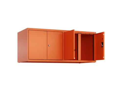 opzetkast,v. locker voor scheiding van kleding,4vak.,vak B 300mm