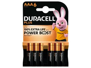Batterij Duracell Plus Powerboost AAA 6 stuks - 1