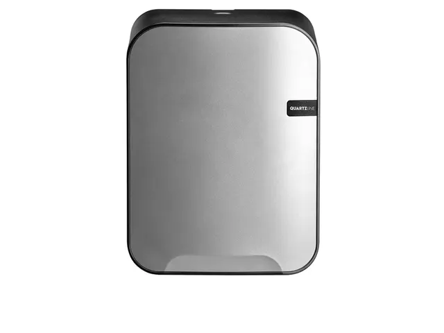 Poetsroldispenser Quartz Midi Zilver