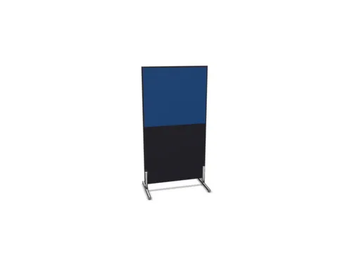 scheidingswand,HxB 1545x800mm,CC-zwart,BN6016-blauw