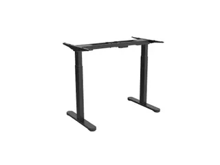 Zit-sta Bureau Frame Zwart Dubbele Motor Werkhoogte 71cm tot 119cm - 4