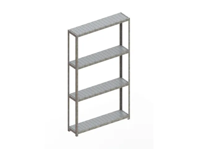 breedvakstelling,grondveld,HxBxD 2970x1704x400mm,vakl. 500kg