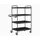 Etagewagen,Draagverm. 200Kg,4Etage(S),Rubberen Mat