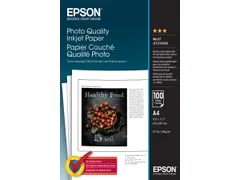 S041061 Epson Photo Quality Inkjet Papier A4 102 Gram 100 Vellen